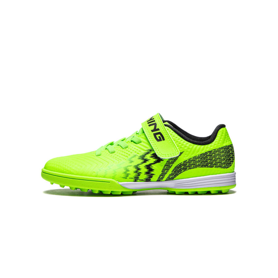 Li-Ning YOUNG Li Ning YOUNG Low top Soccer Shoes Fluorescent Vanilla Green Teenagers