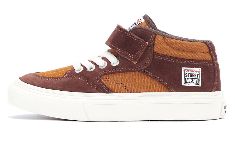 Vision Street Wear Concave Comfortable Abrasion Resistant Mid top Kids' Skateboarding Shoes Khaki Kids'