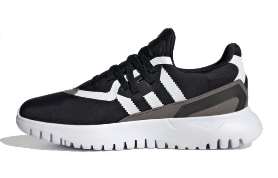 Adidas Originals Flex Collection Breathable Kids Lifestyle Shoes Black Gray Teenagers