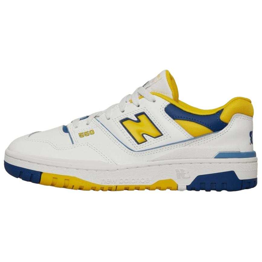 New Balance New Balance NB 550 Comfortable Low top Kids Lifestyle Shoes White Yellow Children Aged 3 7 Years Old