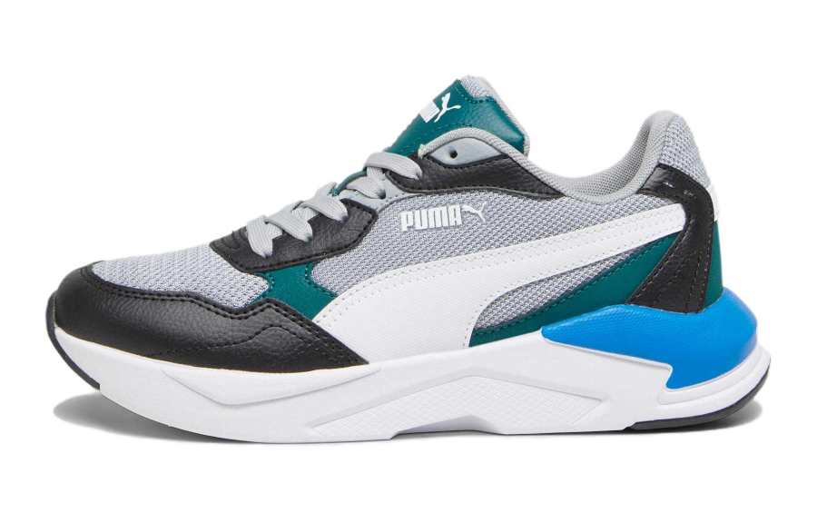 PUMA X Ray Speed Lite Kids Lifestyle Shoes Black Gray Green Teenagers