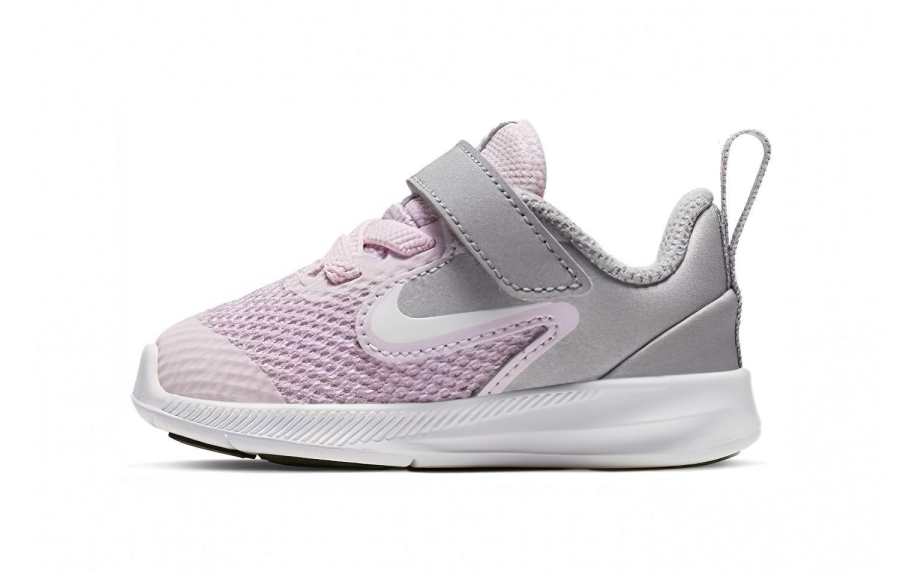 Nike Nike Downshifter 9 Slip Resistant Cushioning Abrasion Resistant Low top Toddler Shoes Pink Gray Infant And Toddler