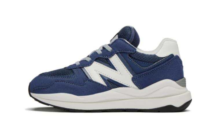 New Balance New Balance Abrasion Resistant Low top Running Shoes Blue White Children Aged 3 7 Years Old