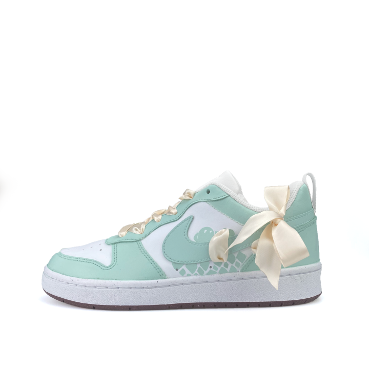 Nike Nike Court Borough Low PU Polyurethane Slip Resistant Cushioning Slip Resistant Cushioning Low top