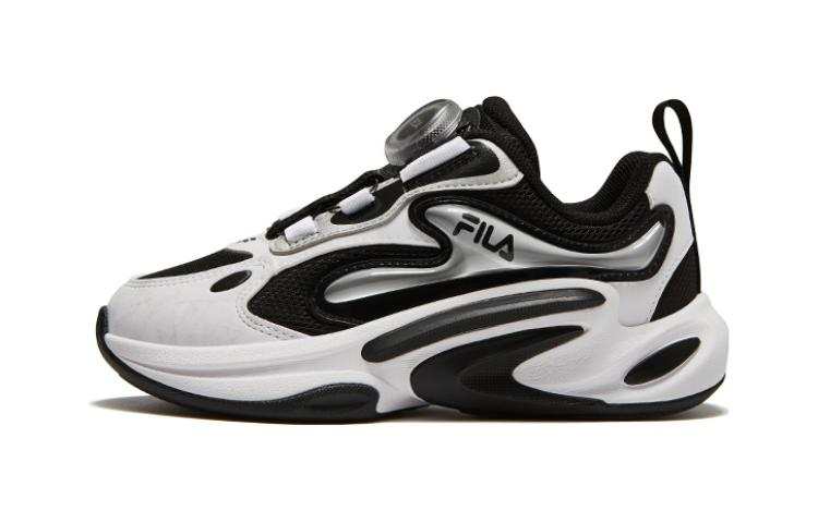 FILA KIDS Sports Quick Dry Low top Kids' Running Shoes Silver Gray Children Aged 3 7 Years Old