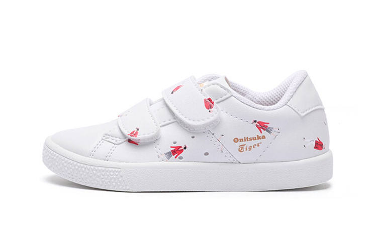 Onitsuka Tiger LawnShip Low top Kids' Skateboarding Shoes Heather White Children Aged 3 7 Years Old