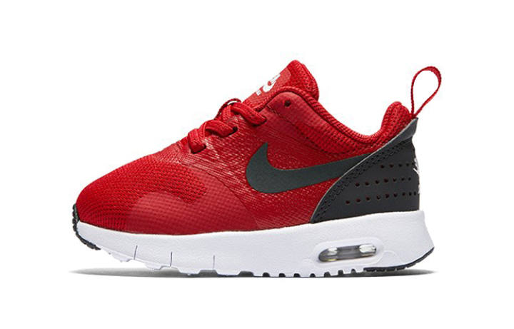 Nike Nike Air Max Tavas Low top Running Shoes Red Black Infant And Toddler