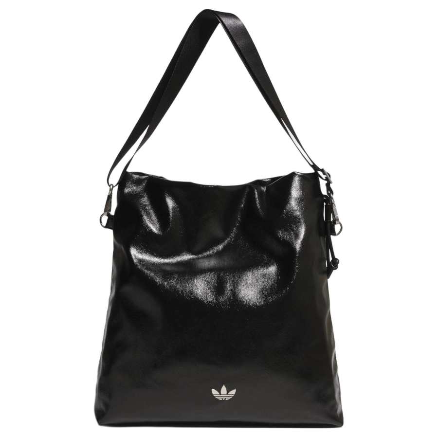 Adidas Originals Polyurethane Crossbody Bag, Shoulder Bag Large Women's Black