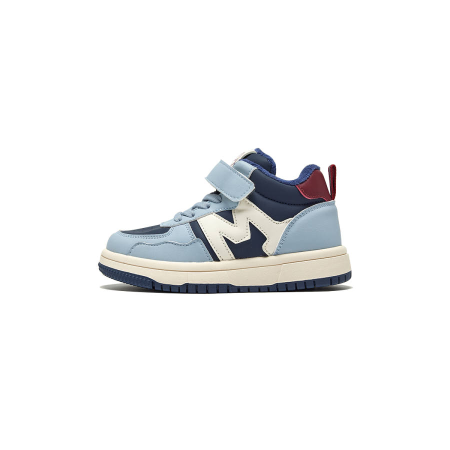 MQD Synthetic Leather Color Block Fashion Versatile Fleece Lined Thermal Slip Resistant Abrasion Resistant Low top