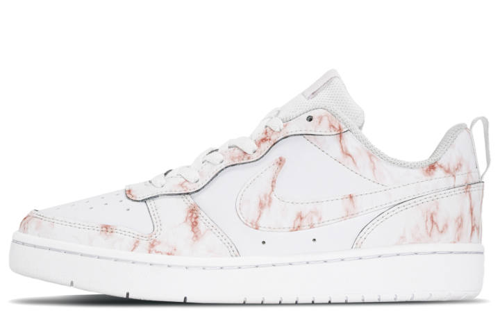 Nike Nike Court Borough Low 2 Leather Slip Resistant Cushioning Breathable Height Increasing