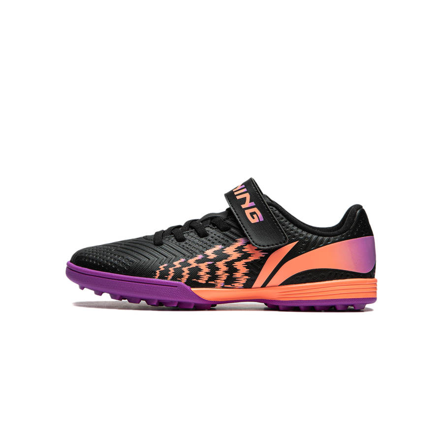 Li-Ning YOUNG Li Ning YOUNG Synthetic Leather Low top Soccer Shoes Black Teenagers