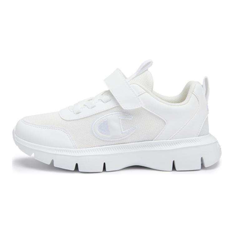 Champion Kids Synthetic Leather, Textile Breathable Low top Kids' Running Shoes White Kids'
