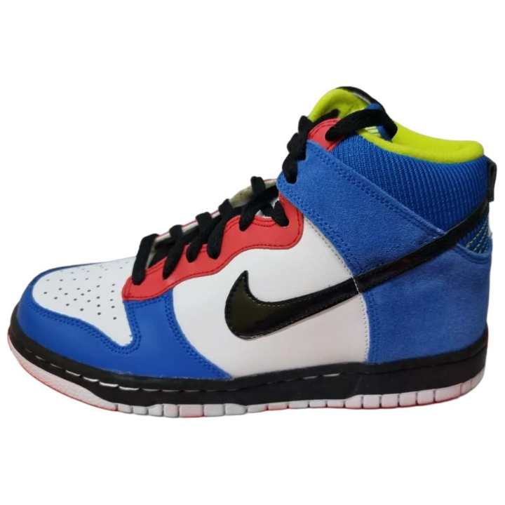Nike Nike Dunk High top Skateboard Shoes Blue Black White Unisex