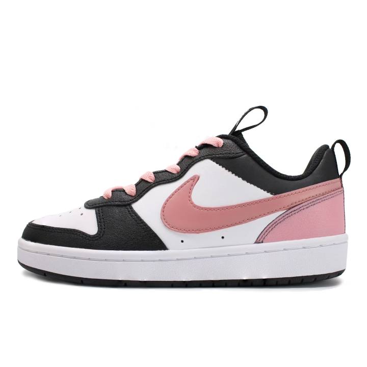 Nike Nike Court Borough Low 2 Synthetic Leather Slip Resistant Abrasion Resistant Support Low top Kids' Skateboarding Shoes