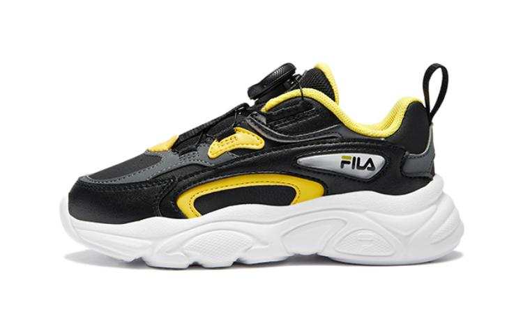FILA KIDS Synthetic Leather Comfortable Abrasion Resistant Abrasion Resistant Low top Kids' Running Shoes