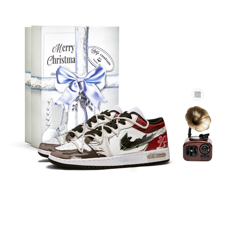 Jordan Jordan Air Jordan 1 Winter Letter, Absurd Actions Abrasion Resistant Slip Resistant Abrasion Resistant Slip Resistant