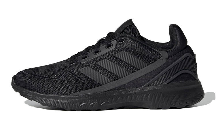 Adidas Neo Nebula Ted Slip Resistant Cushioning Abrasion Resistant Low top Kids' Running Shoes Black Kids'