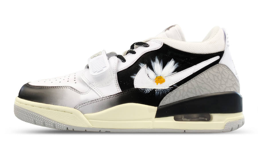 Jordan Jordan Legacy 312 Low top Children's Basketball Shoes White Teenagers