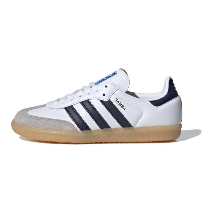 Adidas adidas Samba OG J 'White Collegiate Navy Gum'