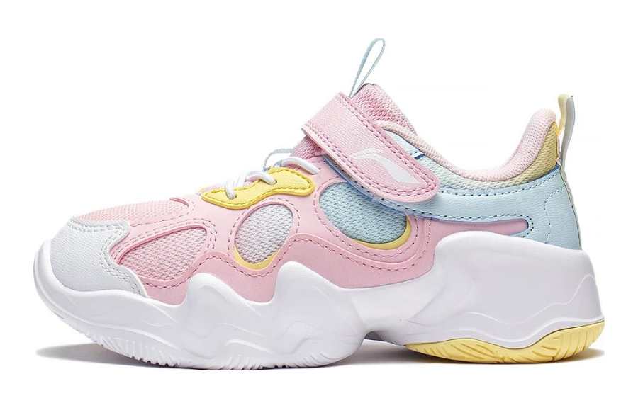 Li-Ning YOUNG Li Ning YOUNG Low top Kids' Running Shoes Pink Blue Kids'