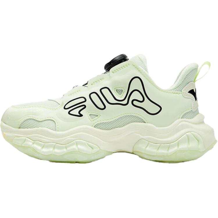 FILA KIDS BOA Slip Resistant Abrasion Resistant Slip Resistant Abrasion Resistant Low top Kids' Running Shoes Green