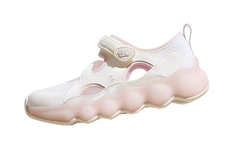 Antakids Cushioning, Wear Resistant Children's Sandals White Pink Children Aged 3 7 Years Old