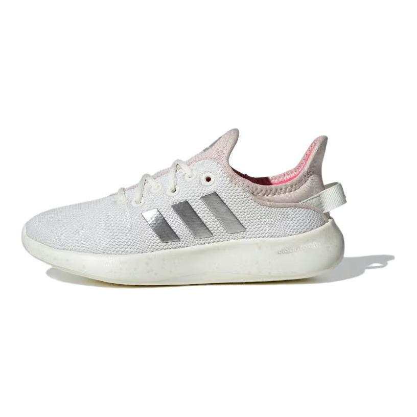 Adidas Adidas Cloudfoam Pure Slip Resistant Abrasion Resistant Low top Kids' Running Shoes Gray Pink Kids'