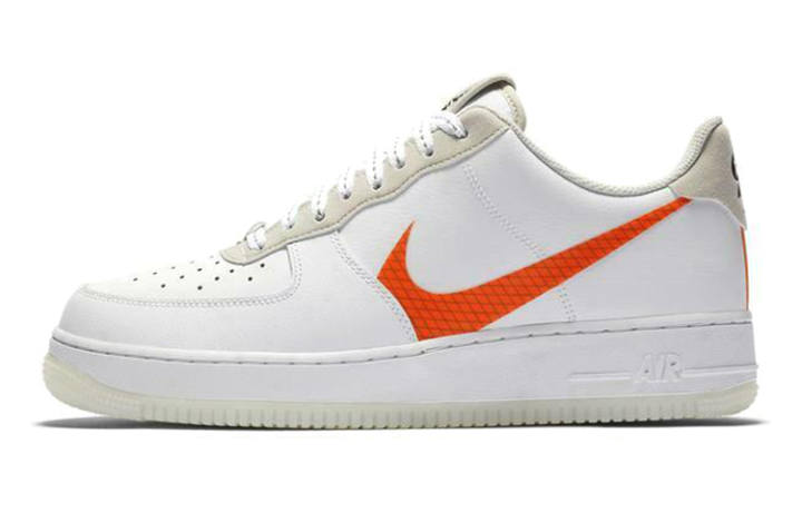 Nike Nike Air Force 1 White Total Orange GS