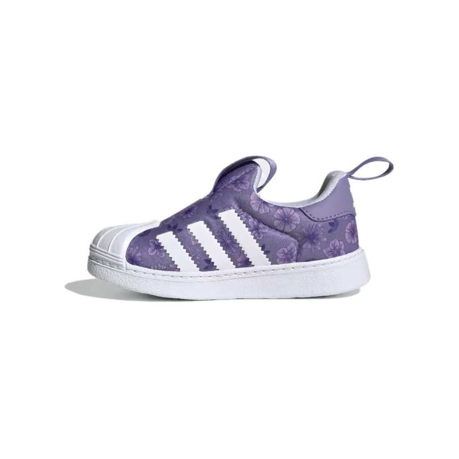 Adidas Originals SUPERSTAR 360 Low top Toddler Shoes Purple White Infant And Toddler