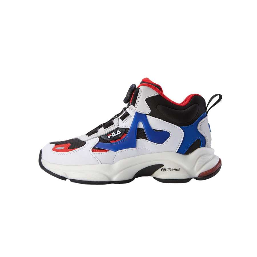 FILA KIDS BOA Slip Resistant High top Kids' Running Shoes Black/FILA White Kids'