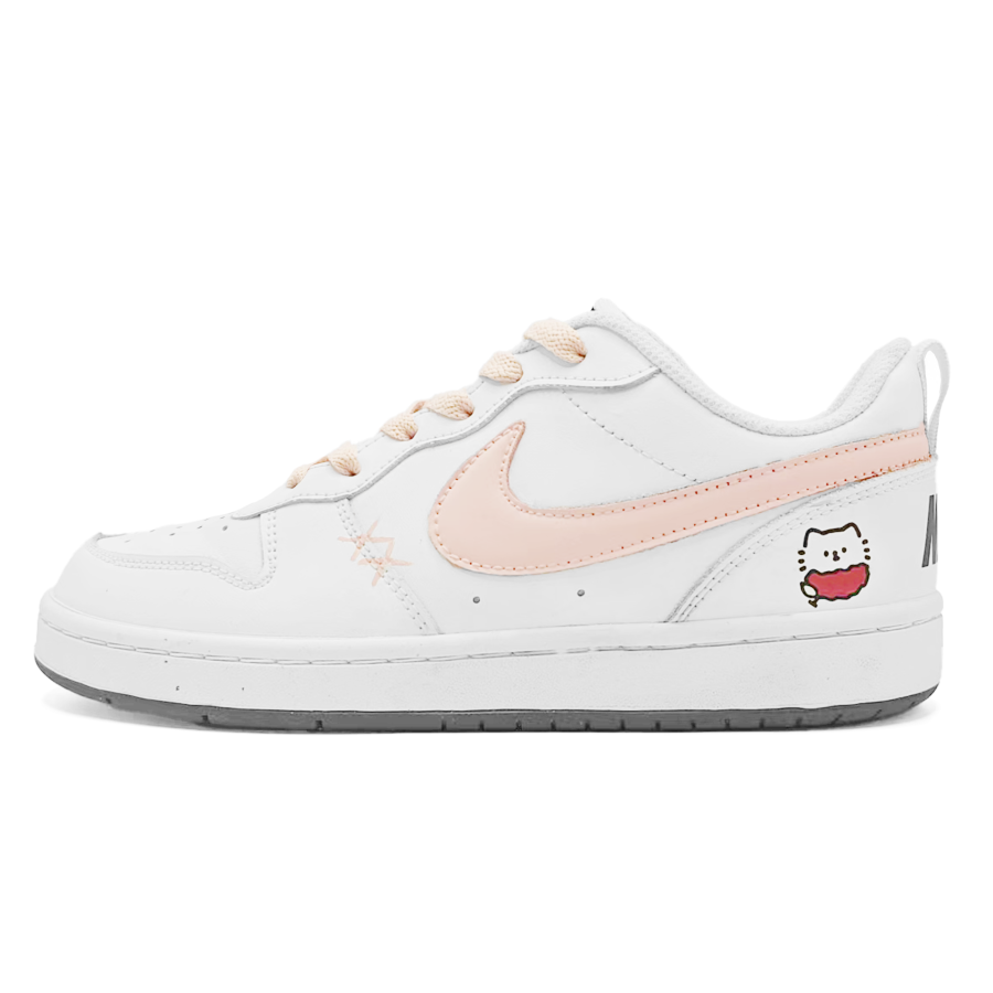 Nike Nike Court Borough Born Litchi Synthetic Leather Slip Resistant Abrasion Resistant Slip Resistant Abrasion Resistant