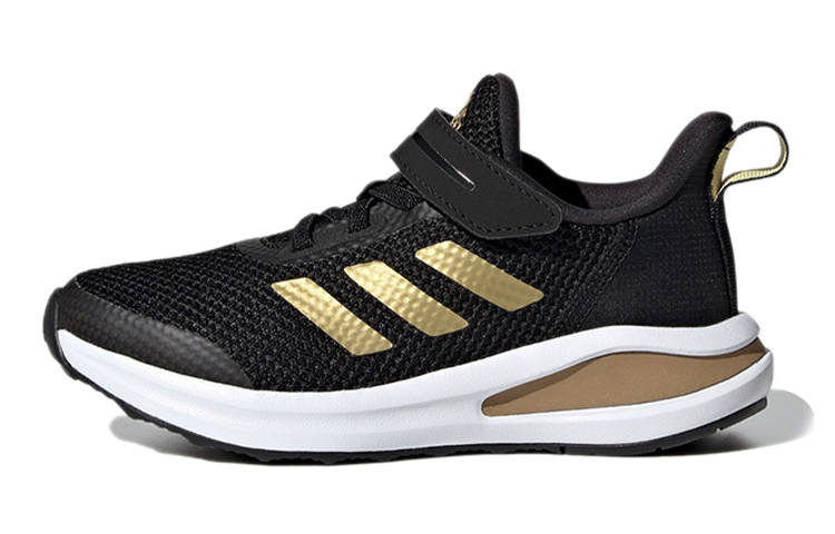 Adidas Adidas Fortarun EL K Slip Resistant Abrasion Resistant Low top Kids' Running Shoes Carbon Black Kids'