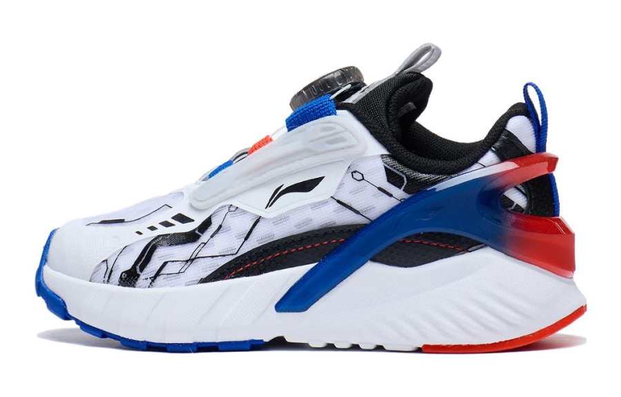 Li-Ning YOUNG Li Ning YOUNG Flash Shadow Super Dimension 1.5 Abrasion Resistant Breathable Kids Lifestyle Shoes White Black Kids'