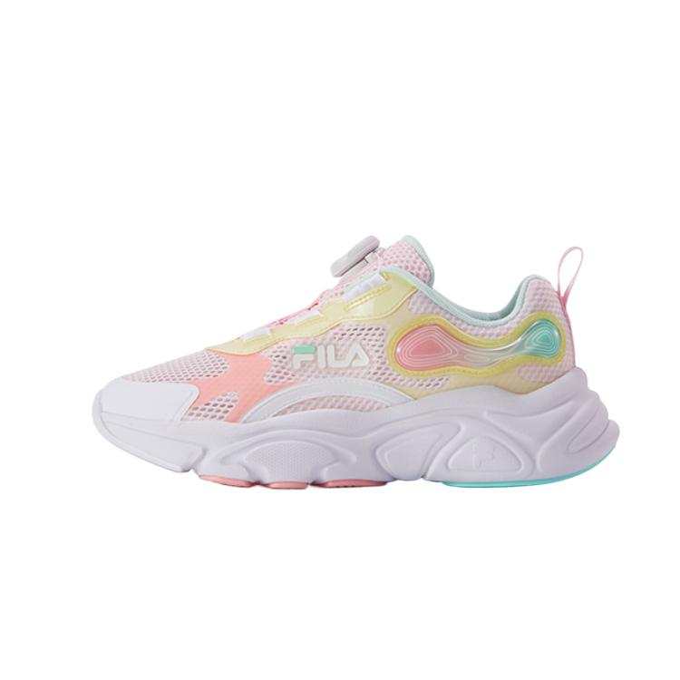 FILA KIDS BOA Breathable Low top Kids' Running Shoes Standard White Kids'