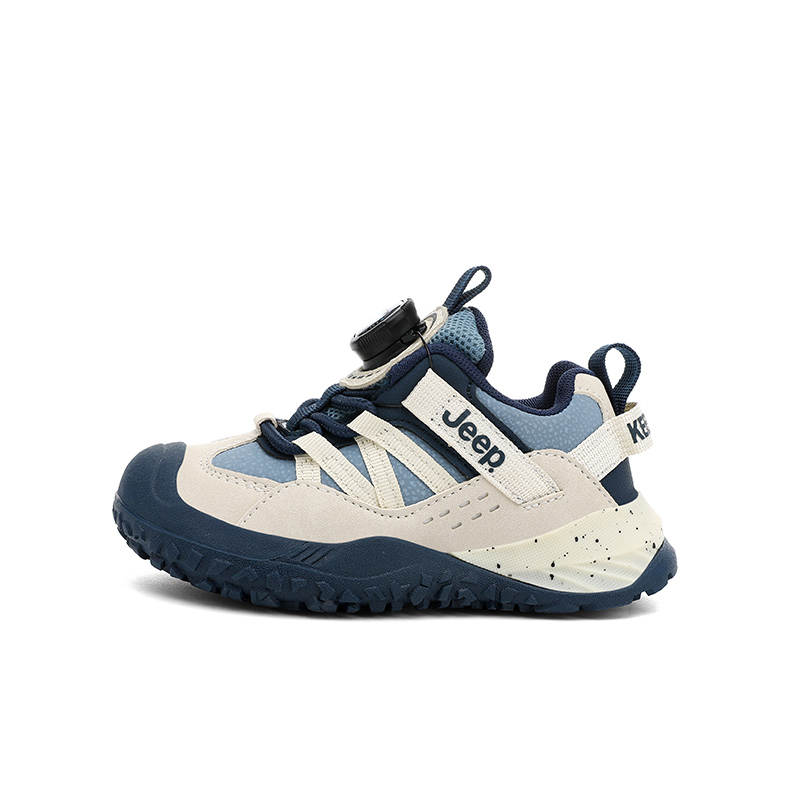 Jeep Synthetic Leather Abrasion Resistant And Anti Kick Low top Kids' Running Shoes Teenagers