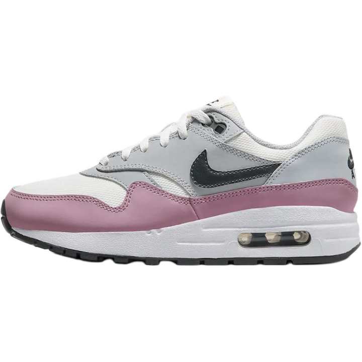 Nike Nike Air Max 1 Comfortable Low top Kids' Running Shoes Gray Kids'