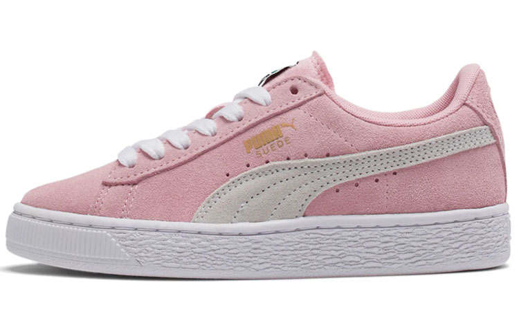 PUMA Low top Kids' Skateboarding Shoes Pink White