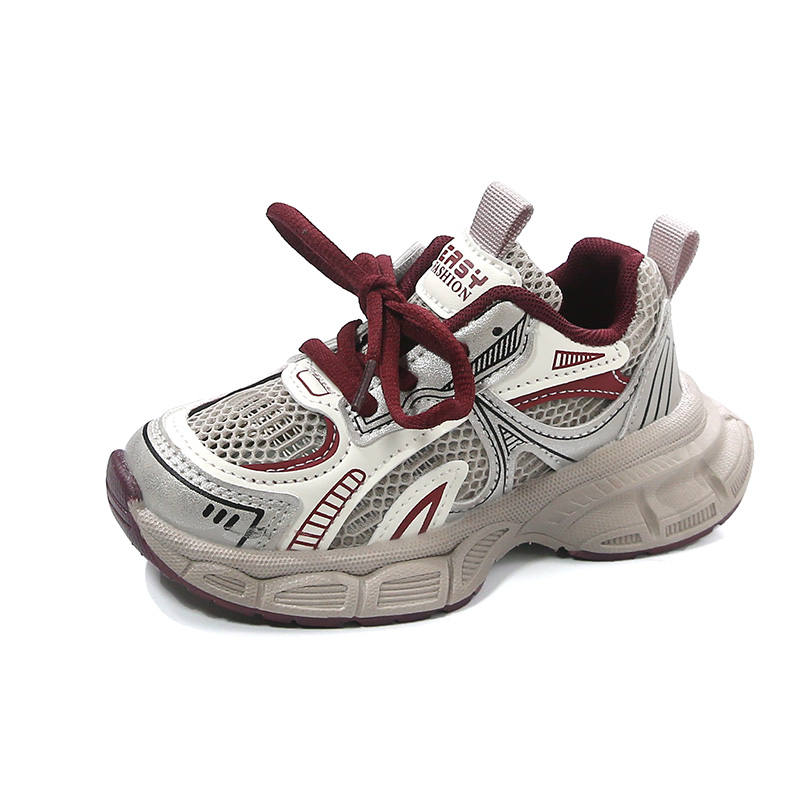HBRK Slip Resistant Abrasion Resistant Slip Resistant Abrasion Resistant Low top Running Shoes Red Kids'