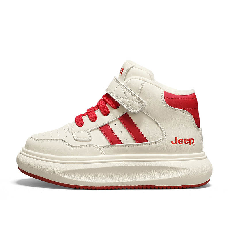 Jeep Abrasion Resistant Rebound Lightweight Cushioning Mid top Kids' Skateboarding Shoes Kids'
