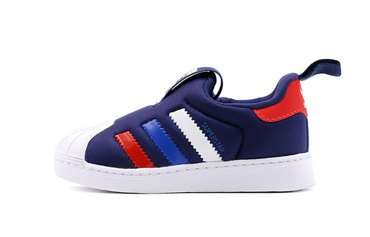 Adidas Originals Superstar 360 I Comfortable Abrasion Resistant Low top Skateboard Shoes Blue Infant And Toddler