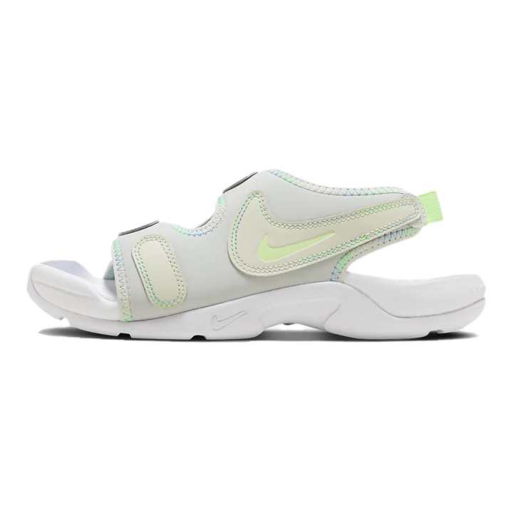 Nike Nike Sunray Adjust 6 Soft And Comfortable Children's Sandals Gray White Green Kids'