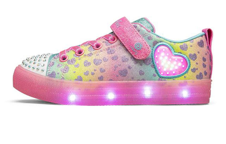 Skechers Shuffle Brights Abrasion Resistant Abrasion Resistant Low top Kids' Skateboarding Shoes Multicolor Teenagers