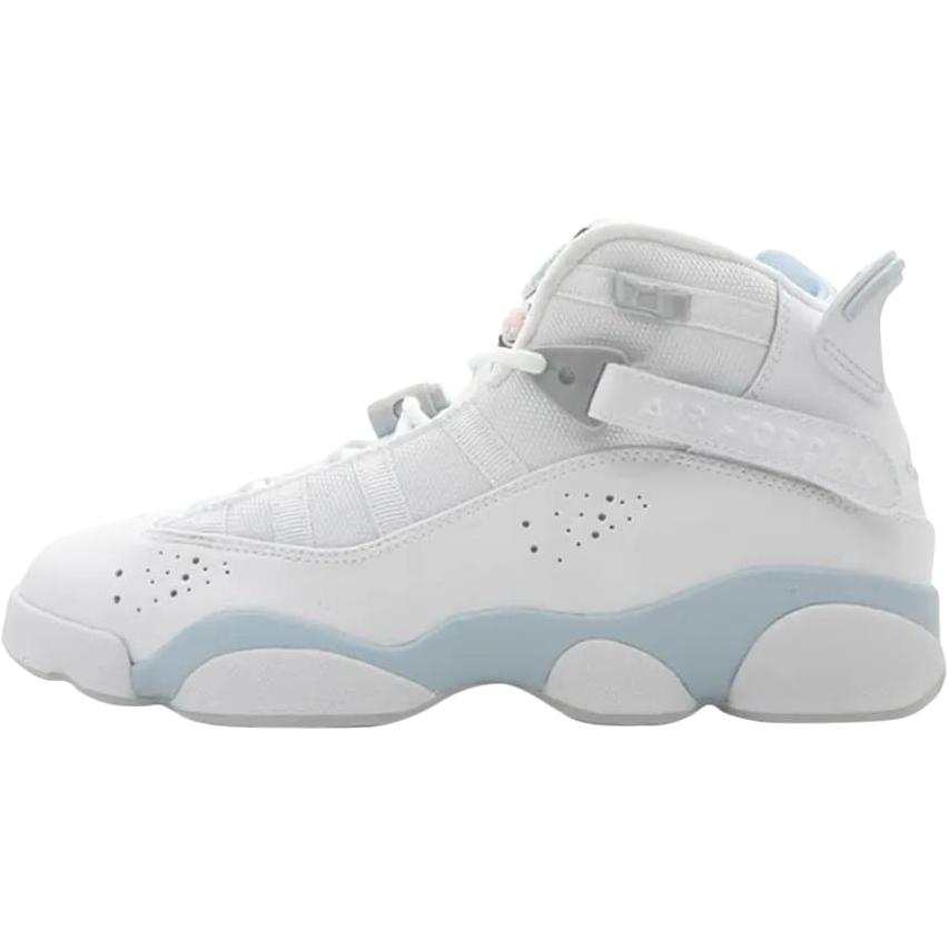 Jordan Jordan Air Jordan 6 Rings High top Children's Basketball Shoes White Kids'