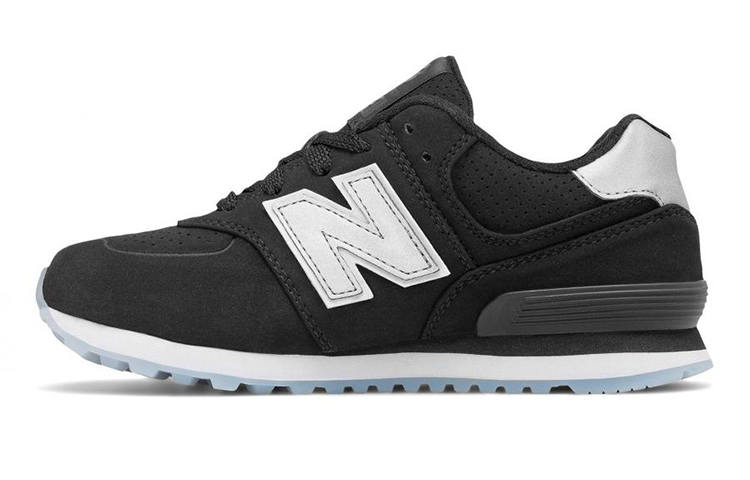 New Balance New Balance 574 Luxe Rep Low top Kids' Running Shoes Black White Teenagers