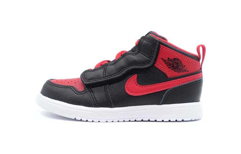 Jordan Baby Jordan Air Jordan 1 Mid ALT 'Bred Toe' Slip Resistant Abrasion Resistant Slip Resistant Abrasion Resistant