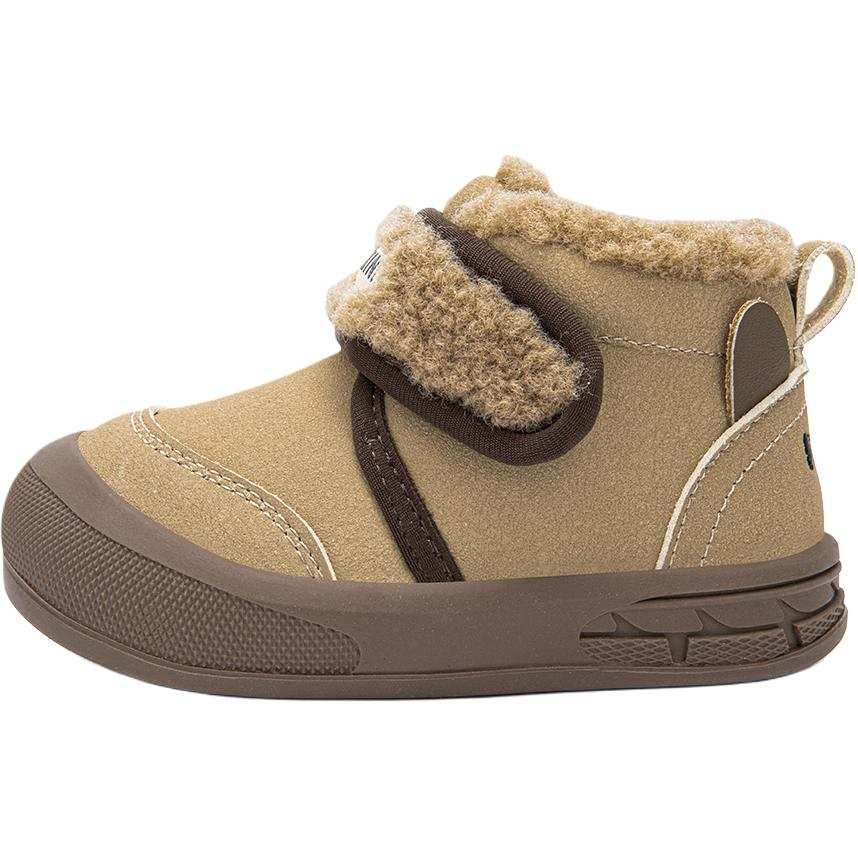 EBMINI EBMINI Thickened And Fleece Lined Cold Resistant, Soft Sole Versatile Cute, Fuzzy Hook and Loop, Snow Boots