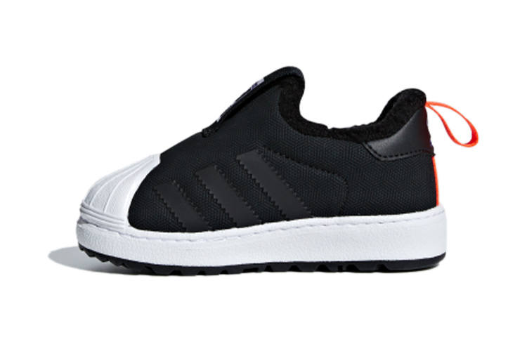 Adidas Originals SUPERSTAR Winter 360 I Low top Toddler Shoes Black White Infant And Toddler