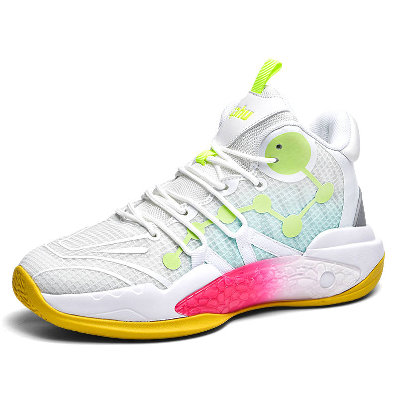 QITATA Mesh Slip Resistant Slip Resistant Low top Children's Basketball Shoes Teenagers