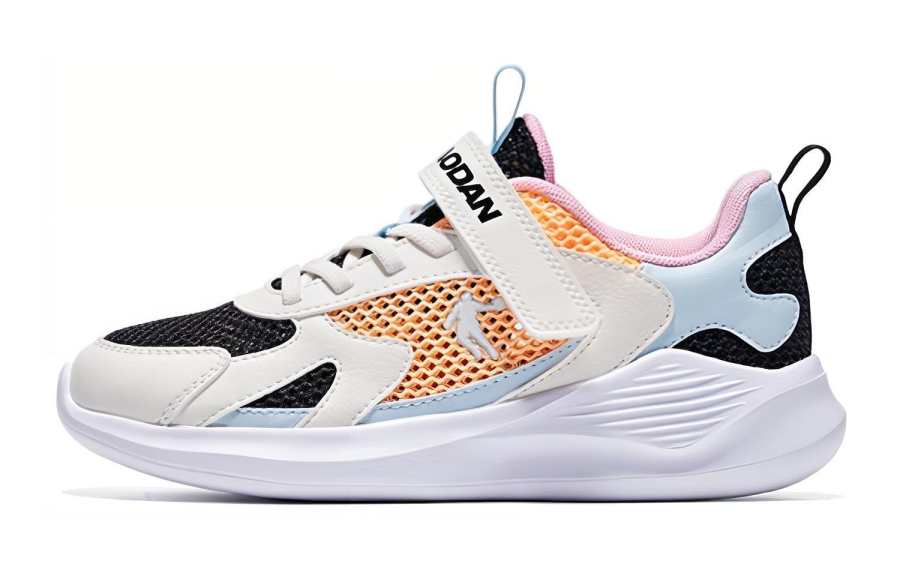 QIAODAN Synthetic Leather, Textile Slip Resistant Cushioning Abrasion Resistant Low top Kids' Running Shoes