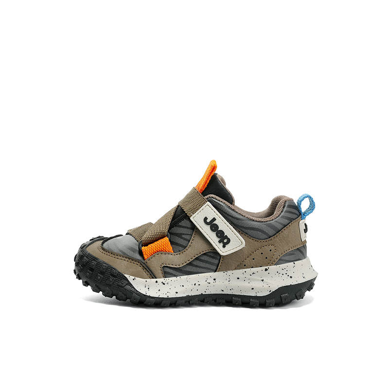 Jeep Low top Kids Lifestyle Shoes Black Orange Kids'